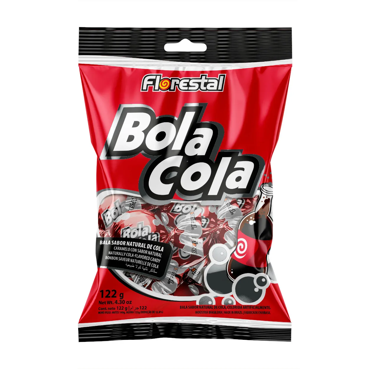 FLORESTAL CONFITE BOLA COLA 120UDS